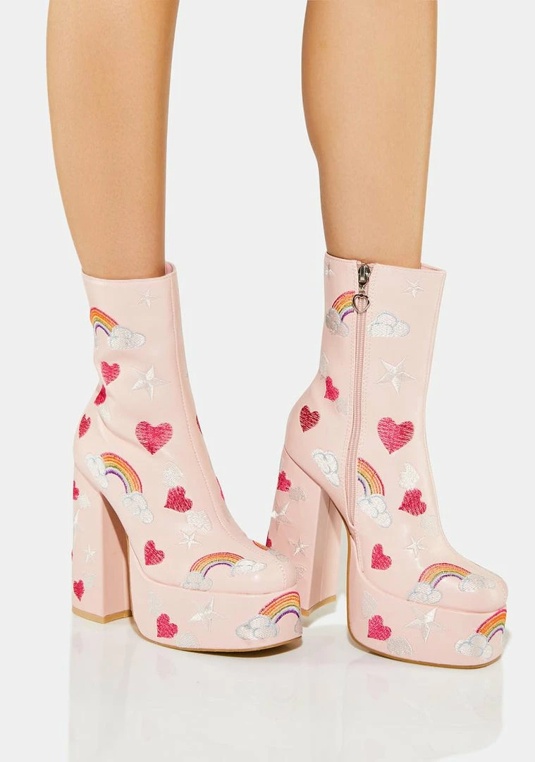 Top 10 ๐งจ Koi Footwear Sugar Clouds Platform ๐ฅพ Boots Heeled ๐ฅพ Boots ๐ 4 Koi Footwear Sugar Clouds Platform Boots Heeled Boots