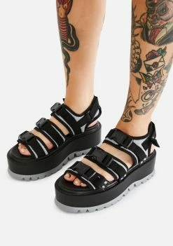 Wholesale π Koi Footwear Platforms Gray Asteroid Matrix Platform π©΄ Sandals π 8 Koi Footwear Platforms Gray Asteroid Matrix Platform Sandals