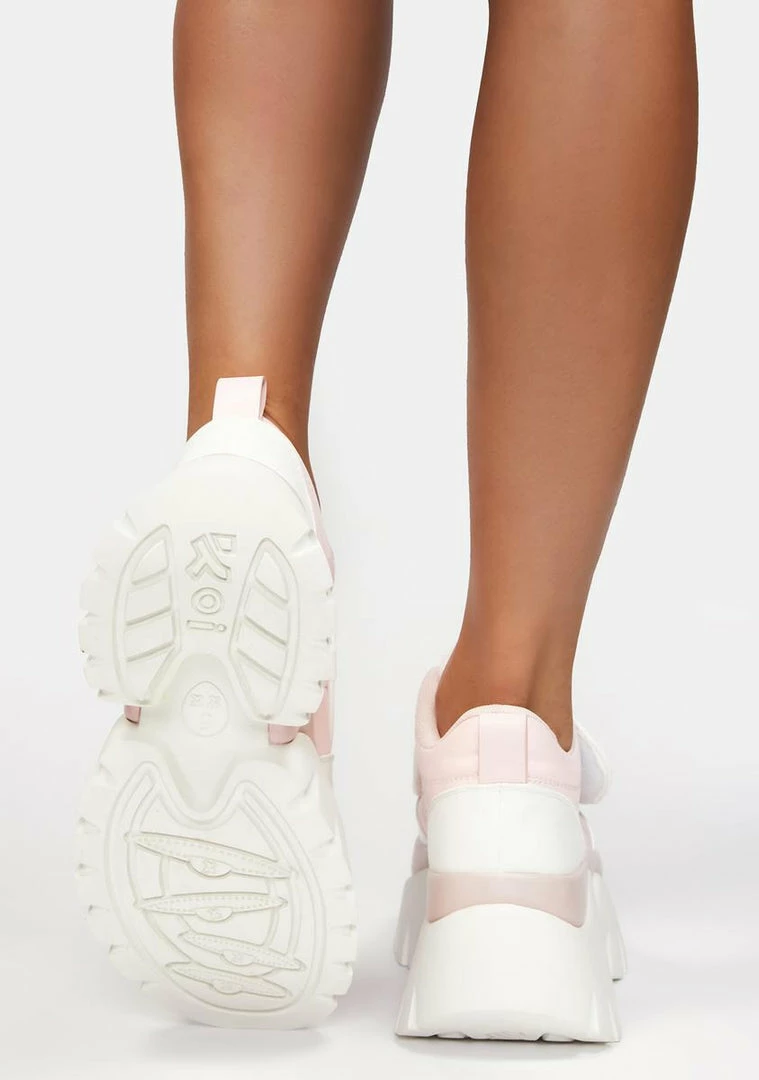 Best deal ๐ Koi Footwear Platforms Pink Teddy Sura Platform ๐ Sneakers ๐ฅฐ 6 Koi Footwear Platforms Pink Teddy Sura Platform Sneakers