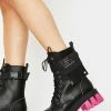 Koi Footwear Purple Banshee Combat Boots