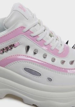 Koi Footwear Pink Bane Of Exile Platform Sneakers