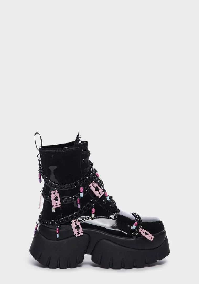 Best Pirce ⭐ Koi Footwear Pills And Silent Potions Vilun 🥾 Boots Combat 🥾 Boots 🧨 3 Koi Footwear Pills And Silent Potions Vilun Boots Combat Boots