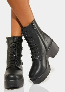 Koi Footwear Amabilis Flower Platform Boots Boots & Booties