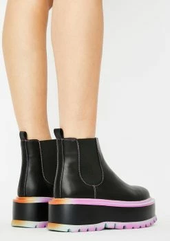 Koi Footwear Platforms Raum Chelsea Platform Boots