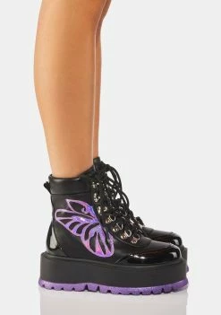 Koi Footwear Boots & Booties Tooth Fairy Combat Boots
