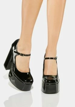 Koi Footwear Darkbloom Patent Mary Janes
