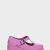 Koi Footwear Pink PVC Sai Mary Janes