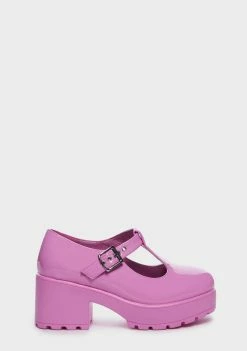 Koi Footwear Pink PVC Sai Mary Janes