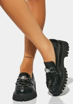 Koi Footwear Silent Dusk Owl Pentagram Loafers Flats