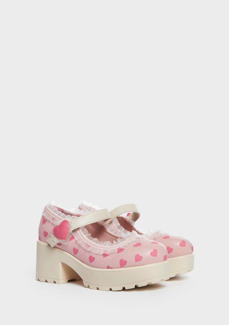 Cheapest 💯 Koi Footwear Sweetheart X Melanie Martinez Mary Janes Platform Mary Janes ✨ 6 Koi Footwear Sweetheart X Melanie Martinez Mary Janes Platform Mary Janes