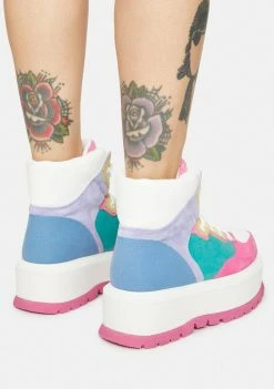 Koi Footwear Pink Sumikko Platform Sneakers