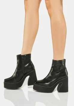 Koi Footwear Boots & Booties Torus Heeled Platform Boots