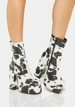 Koi Footwear Boots & Booties Penny Moo Platform Boots