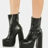 Koi Footwear Yuna Platform Boots Heeled Boots