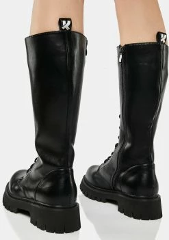 Koi Footwear Combat Boots River Sake Long Boots