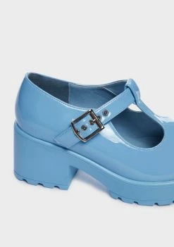 Koi Footwear Blue PVC Sai Mary Janes
