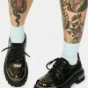 Koi Footwear Shelob Steel Cap Oxfords Platforms