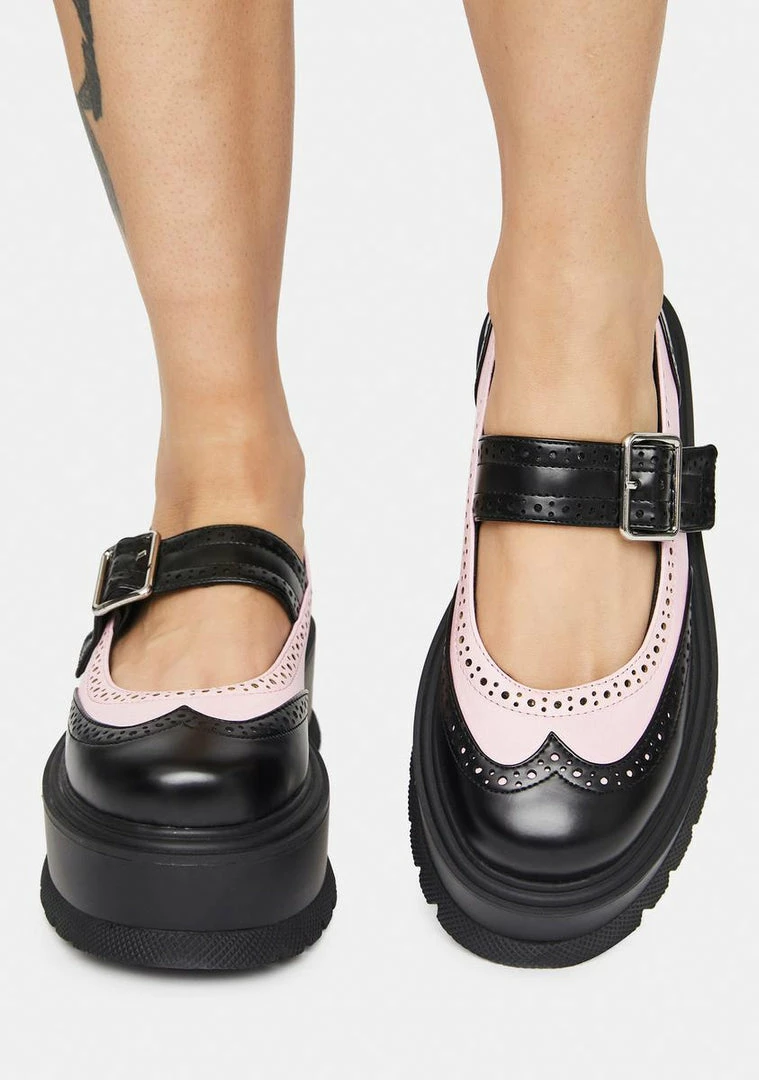 Best deal โจ Koi Footwear Platforms Pink Darkseid Mary Janes ๐ฅฐ 5 Koi Footwear Platforms Pink Darkseid Mary Janes