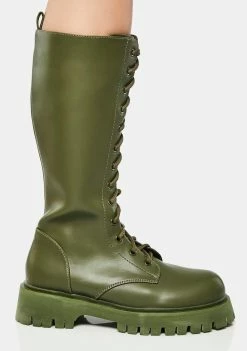 Koi Footwear Khaki River Sake Long Boots