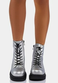 Koi Footwear Silver Morven Ankle Boots