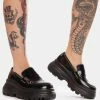 Koi Footwear Lethe Pierced Platform Loafers