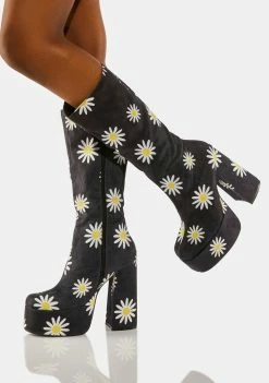Koi Footwear Crazy Daisy Platform Boots