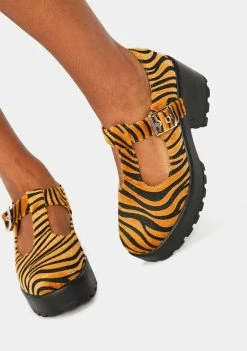 Koi Footwear Exotic Tiger Mary Janes