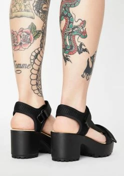 Koi Footwear Kame Strap Sandals Platforms