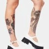Koi Footwear Platforms Shin Platform Loafers