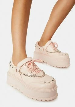 Koi Footwear Flirty Retrograde Rebel Platform Ankle Boots