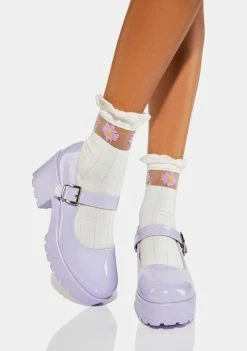 Koi Footwear Lilac Nectar Tira Mary Janes Flats