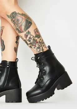 Koi Footwear Boots & Booties Stud Lace Up Booties