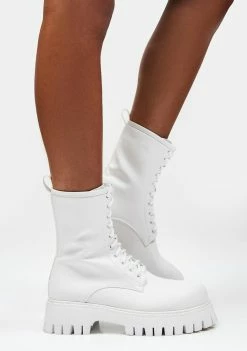 Koi Footwear Boots & Booties Mania Combat Boots