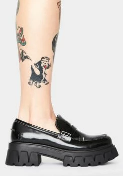 Koi Footwear Platforms Gami Patent Loafers