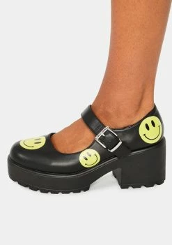 Koi Footwear Be Happy And Smile Mary Janes Heels