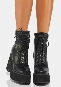Koi Footwear Rumi Lace Up Platform Boots Boots & Booties